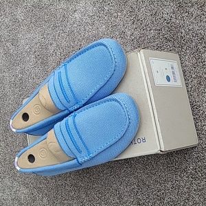 NIB Rothys Seaside Drivers size 9